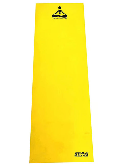 STAG YOGA MANTRA PLAIN MAT WITH BAG, 8MM THICKNESS