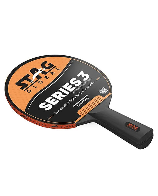 STAG Global Series 3 Table Tennis Racket | Lightweight |FUNPLAY & Beginners | Multi-Color