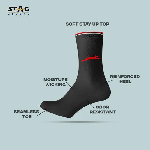 STAG GLOBAL Premium Ankle Socks for Men's and Woman | Colour White