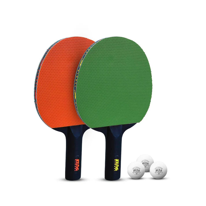 STAG Global Series 2 Table Tennis Playset (2 Racquets & 3 Balls)