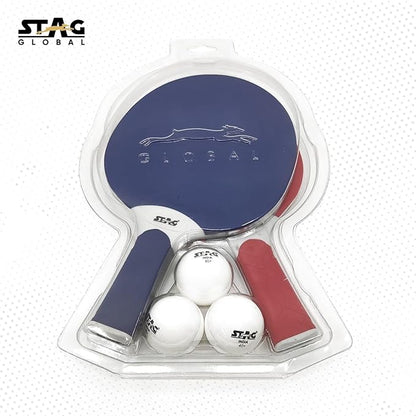 Stag Global Outdoor Playsets |Table Tennis Rackets and 3 T.T Balls Included | Playset