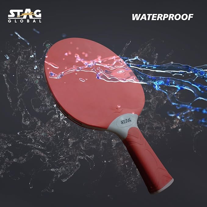 Stag Global Outdoor Playsets |Table Tennis Rackets and 3 T.T Balls Included | Playset