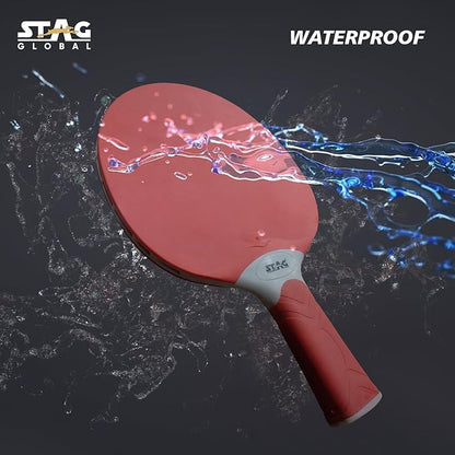 Stag Global Outdoor Playsets |Table Tennis Rackets and 3 T.T Balls Included | Playset