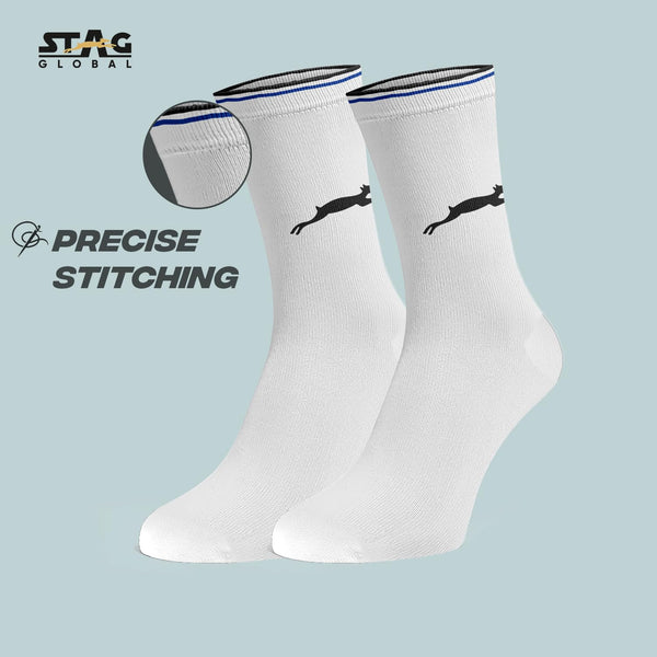 STAG GLOBAL Premium Ankle Socks for Men's and Woman | Colour White