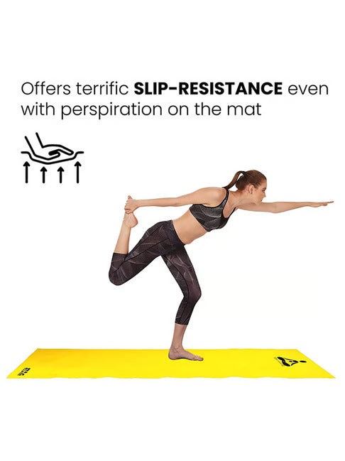 STAG YOGA MANTRA PLAIN MAT WITH BAG, 8MM THICKNESS