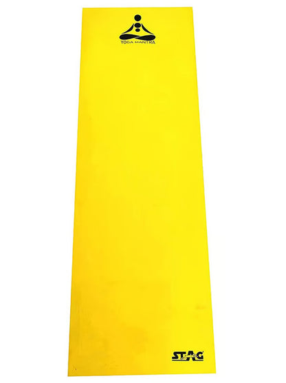 STAG YOGA MANTRA PLAIN MAT WITH BAG, 8MM THICKNESS