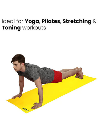 STAG YOGA MANTRA PLAIN MAT WITH BAG, 8MM THICKNESS