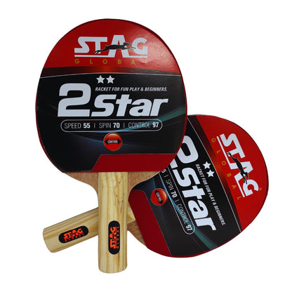 Stag Global 2 Star Playset Table Tennis (T.T) Racket
