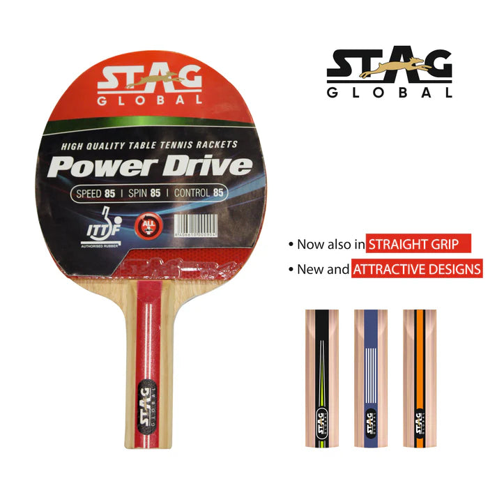 Stag Global Power Drive Table Tennis Racket