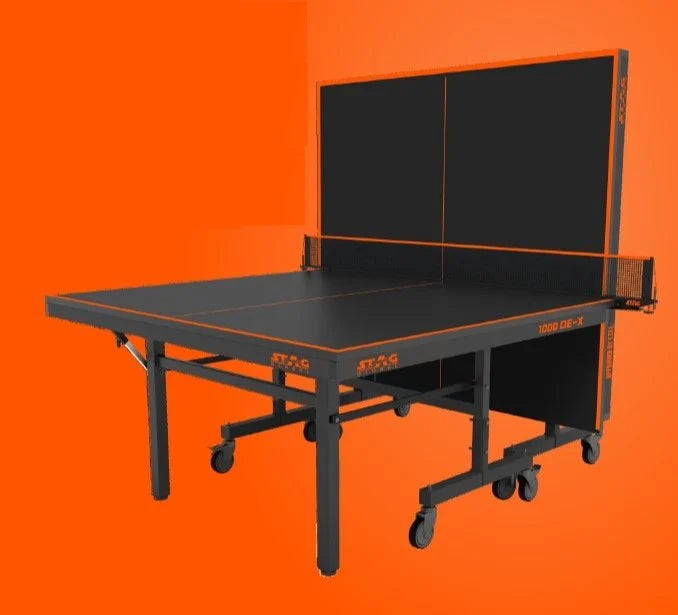 Stag Table Tennis Table 1000DE-X 25mm Black